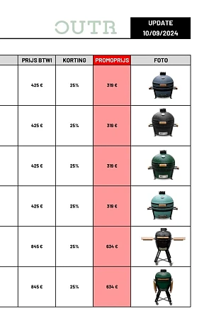 Tot 70% korting op BBQ en vuurschalen ed