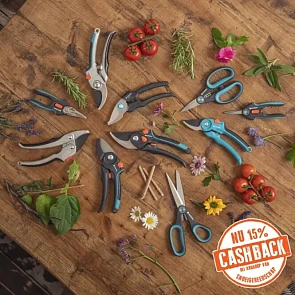 15% cashback op snoeigereedschap