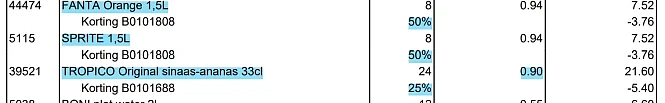 Korting op Actimel, Fanta, Sprite en Tropico bij Colruyt en Collect&Go