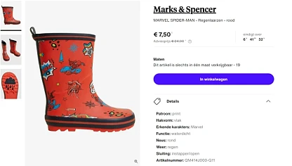 Marks & Spencer tot 70% korting!