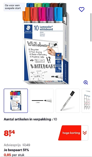 Whiteboard markers