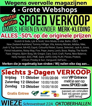 Spoedverkoop kledij