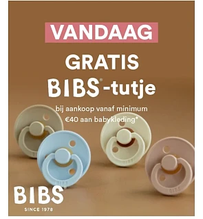 Alleen vandaag: gratis Bibs tutje