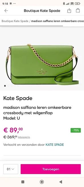 Kate spade tot 80% korting!