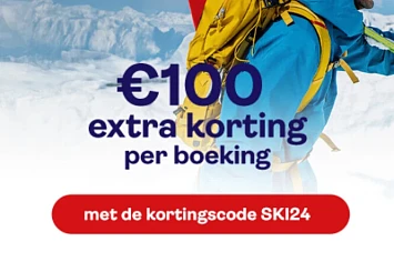 Skiën met 100€ korting bij TUI