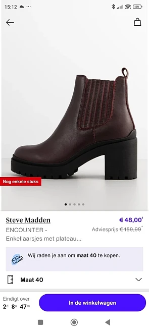 Steve Madden handtassen en schoenen tot 70% korting!