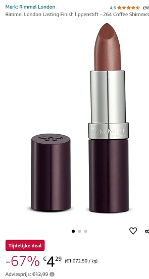 -67% Rimmel London Lasting Finish lippenstift