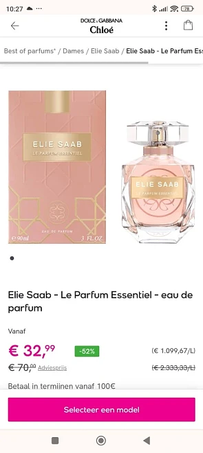 Diverse parfums tot 55% korting!