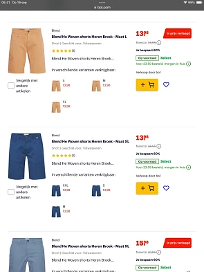 Heren short