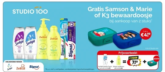 Kruidvat gratis bewaardoosje