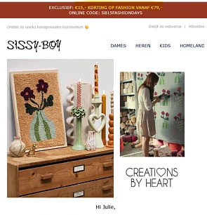 € 15 korting bij Sissy-Boy