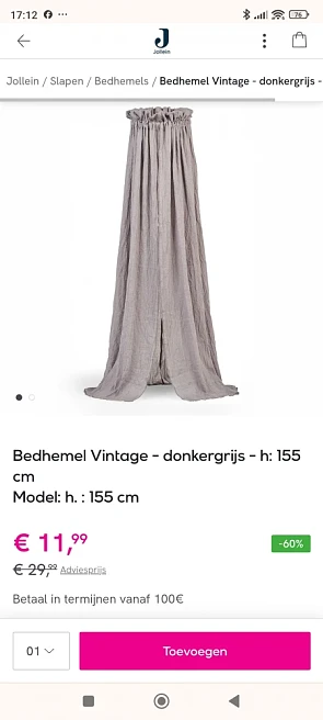 Tot 60% korting op Jollein