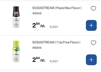 Promo op Sodastream siroop