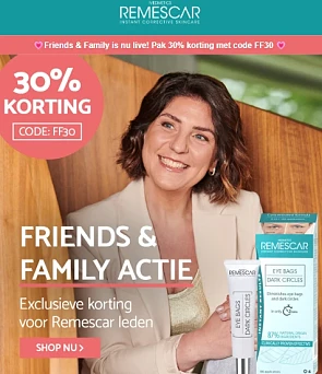 30% korting bij remescar