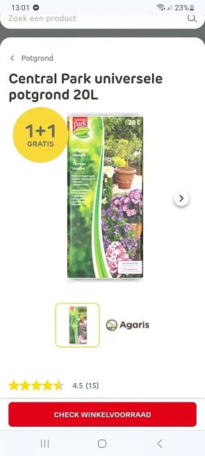 Central Park universele potgrond 20L