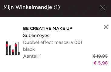 -79% Mascara zwart 👁️