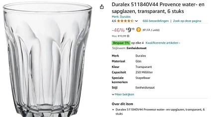 set waterglazen