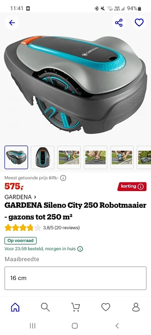 Gardena maairobot