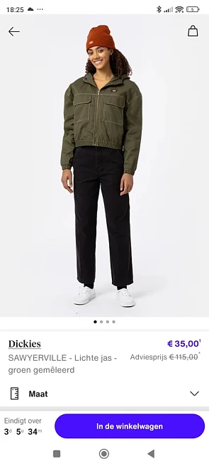 Dickies jas 35€