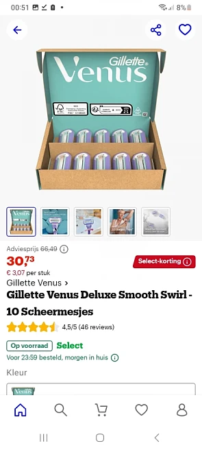 gillette venus deluxe smooth swirl