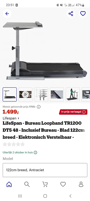Bureau loopband
