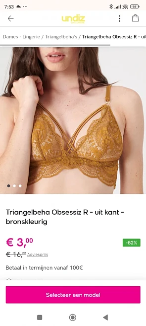 Undiz ondergoed en nachtkledij tot 85% korting!