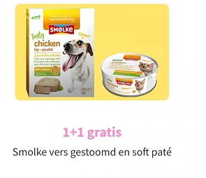 1+1 smolke cers gestoomd en soft pate