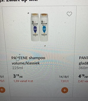Pantene goedkoper