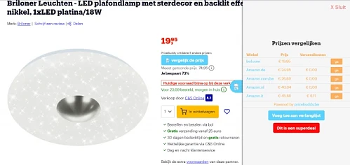 led plafondlamp