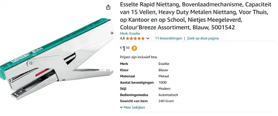 niettang