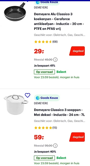 Demeyere pannen