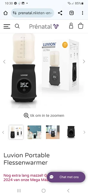 Luvion Portable Flessenwarmer