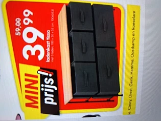 Bij Yess ladenkast tissa €39,99