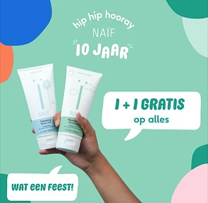 1+1 gratis assortiment naif
