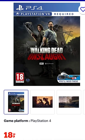 The Walking Dead: Onslaught PlayStation