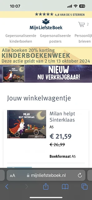 Kinderboekenweek 20% korting