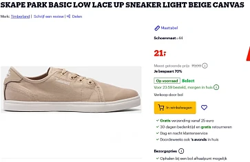timberland schoenen