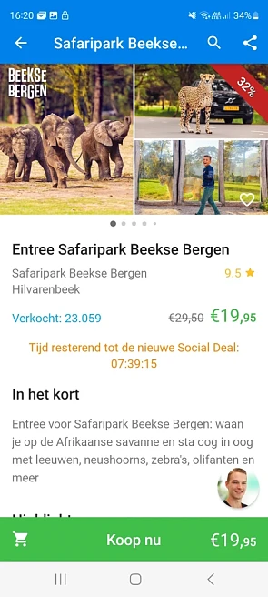Beekse Bergen voor maar 19.95€