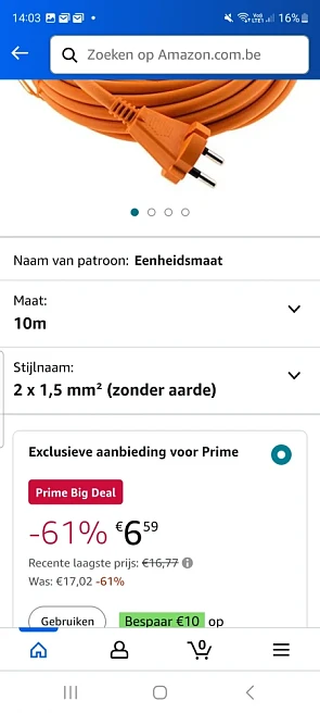 Verlengkabel -61%