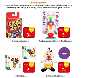 Donderdagdeal Lobbes Speelgoed