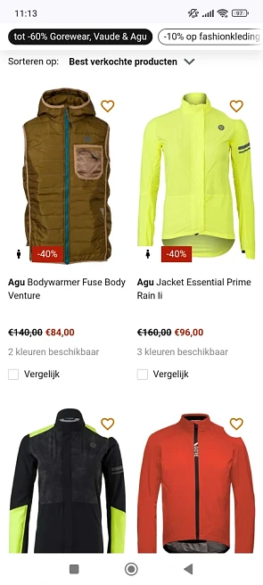 tot -60% op Gorewear, Vaude & Agu bij as adventure