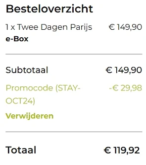 Weekendje Parijs voor € 59,96 p.p. 🎉