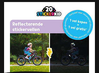 Reflecterend stickervel