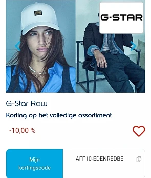 G-Star Raw 10%