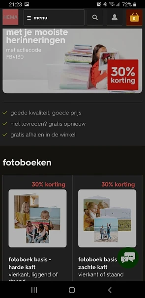 Hema fotoboek