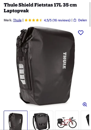 Thule fiets tas