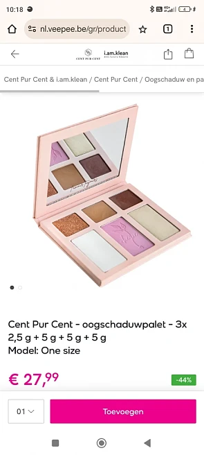 Cent pur cent make-up 44% korting