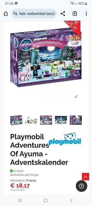 Playmobil Adventures Of Ayuma Adventskalender