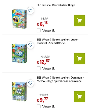 SES reisspellen korting bij Dreamland 🌈
