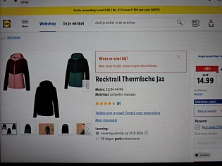 Rocktrail Thermische jas -25%